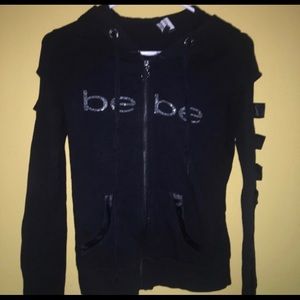 Bebe Sweater With Sleeve Slits